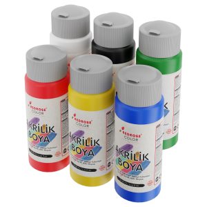 Ana Renkler Akrilik Boya 6'lı Set 6x60ml