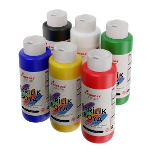 Ana Renkler Akrilik Boya 6'lı Set 6x120ml