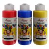 Kırmızı-Mavi-Sarı Parmak Boyası 3'lü Set 3x120ml
